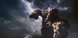 The Thing's stone body gives him epic strength and makes him virtually indestructible in FANTASTIC FOUR. ©20th Century Fox.
