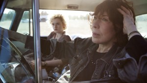 (l-r) Julia Garner as Sage and Lily Tomlin as Elle in GRANDMA. ©Sony Pictures Classics. CR: Aaron Epstein.