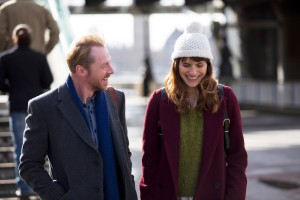 (l-r) Simon Pegg and Lake Bell stars in MAN UP. ©Saban Films. CR: Giles Keyte.