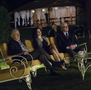 (l-r) Harvey Keitel as "Mick,” Rachel Weisz as “Lena” and Michael Caine as “Fred” in YOUTH. ©20th Century Fox. CR: Gianni Fiorito.