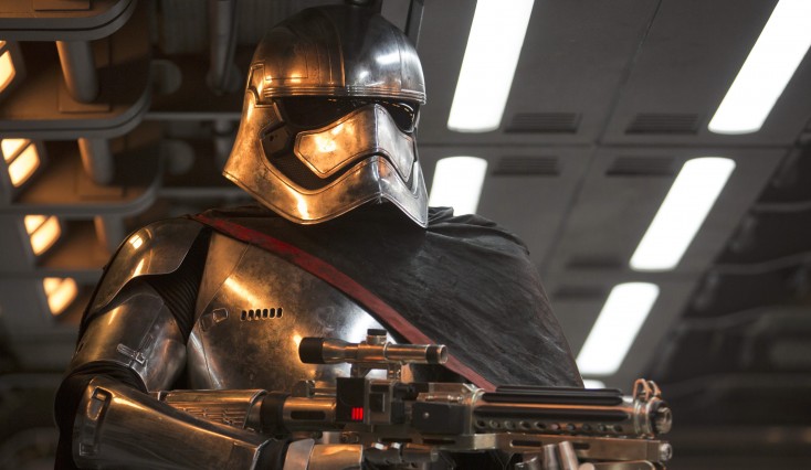 Gwendoline Christie Towers as Phasma in ‘Star Wars: The Force Awakens’