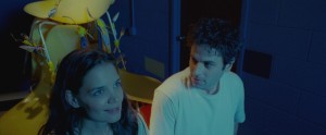 Katie Holmes and Luke Kirby in Paul Dalio’s TOUCHED WITH FIRE. ©Roadside Attractions.