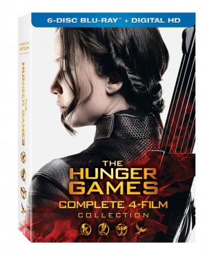 THE HUNGER GAMES COMPLETE 4-FILM COLLECTION. (DVD Artwork) ©Lionsgate.