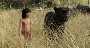 Mowgli (newcomer Neel Sethi) and Bagheera (voice of Ben Kingsley) embark on a captivating journey in THE JUNGLE BOOK. ©Disney Enterprises.
