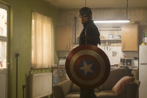 Captain America/Steve Rogers (Chris Evans) in MARVEL'S CAPTAIN AMERICA: CIVIL WAR. ©Marvel. CR: Zade Rosenthal. Photo Credit: Zade Rosenthal © Marvel 2016
