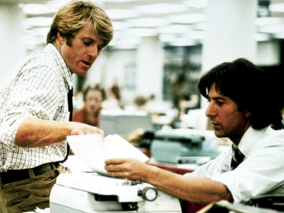 Robert Redford and Dustin Hoffman star in "All the President's Men," which won four Oscars in 1977. Photo: Warner Bros.