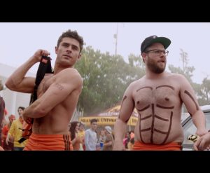 (L to R) Teddy (ZAC EFRON) and Mac (SETH ROGEN) join forces in NEIGHBORS 2: SORORITY RISING. ©Universal Studios.