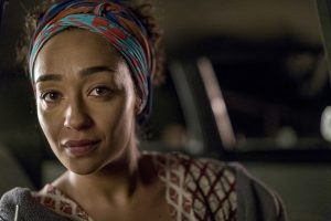 Ruth Negga as Tulip O'Hare in PREACHER. ©AMC Networks/Sony Pictures Television. CR:  Lewis Jacobs/Sony Pictures Television/AMC