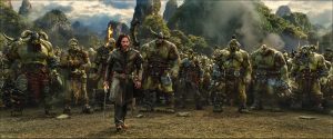 Surrounded by orcs, Commander Anduin Lothar (TRAVIS FIMMEL) knows that the battle is far from over in WARCRAFT. ©Universal Pictures / Legendary Pictures / ILM.