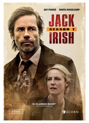JACK IRISH SEASON 1. (DVD Artwork). ©Acorn.