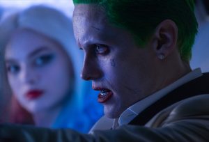 (L-r) MARGOT ROBBIE as Harley Quinn and JARED LETO as The Joker in Warner Bros. Pictures' action adventure "SUICIDE SQUAD." ©Warner Bros Entertainment. / Ratpac-Dune Entertainment. CR: Clay Enos.