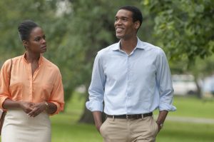 Tika Sumpter and Parker Sawyers in SOUTHSIDE WITH YOU. ©Miramax/Roadside Attractions. CR: Matt Dinerstein
