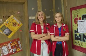 Harley Quinn Smith and Lily-Rose Depp star in YOGA HOSERS.
