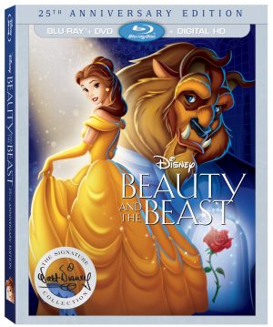 BEAUTY AND THE BEAST 25TH ANNIVERSARY EDITION. (DVD Artwork). ©Walt Disney Studios.