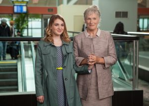 Gilly Hopkins (Sophie Nélisse,left) and Nonnie Hopkins (Glenn Close, right) in THE GREAT GILLY HOPKINS. ©Lionsgate Premiere.