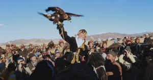 Aisholpan in THE EAGLE HUNTRESS. ©Sony Pictures Classics.