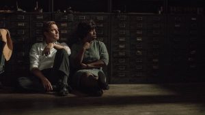 Swede Levov (Ewan McGregor) and Vicky (Uzo Aduba) in AMERICAN PASTORAL. ©Lionsgate. CR: Richard Foreman Jr.