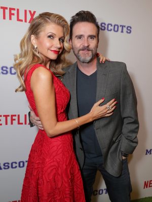 Susan Yeagley and Christopher Moynihan seen at Netflix original film 'Mascots' Los Angeles Special Screening on Wednesday, October 05, 2015, in Los Angeles, CA]. © Eric Charbonneau/Netflix.