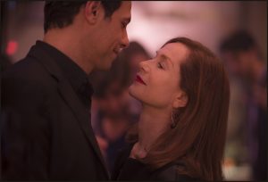 (l-r) Laurent Lafitte as Patrick, and Isabelle Huppert as Michèle in ELLE. ©Guy Ferrandis/ SBS Productions, Courtesy of Sony Pictures Classics