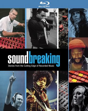 SOUNDBREAKING: STORIES FROM THE CUTTING EDGE OF RECORDED MUSIC. (DVD Artwork). ©Acorn Media.