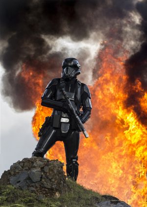 A Death Trooper in ROGUE ONE: A STAR WARS STORY. © 2016 Lucasfilm Ltd. CR: Jonathan Olley.