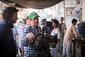 (l-r) Director Garth Davis and Cinematographer Greig Fraser on the set of LION. ©The Weinstein Company. CR: Mark Rogers