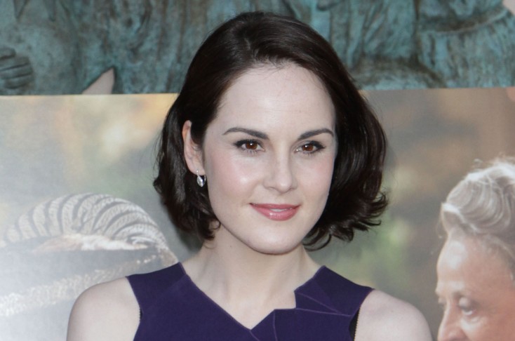 Michelle Dockery Back at the ‘Abbey’ for Season Five – 3 Photos