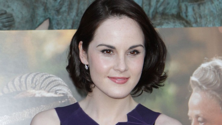 Michelle Dockery Back at the ‘Abbey’ for Season Five – 3 Photos