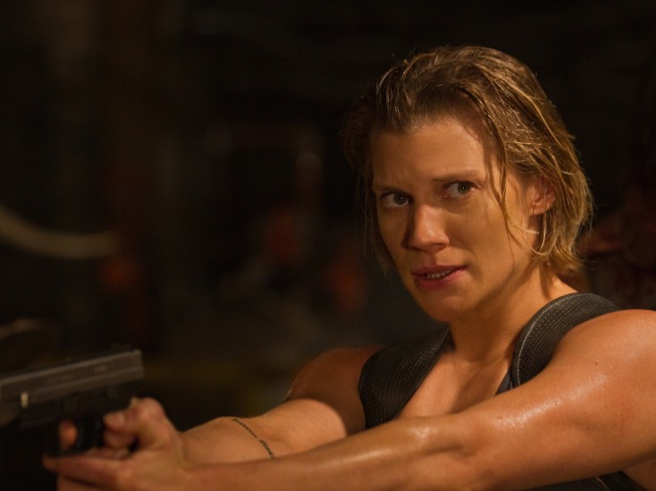 Katee Sackhoff Holds Her Own Against the Guys in ‘Riddick’ – 3 Photos